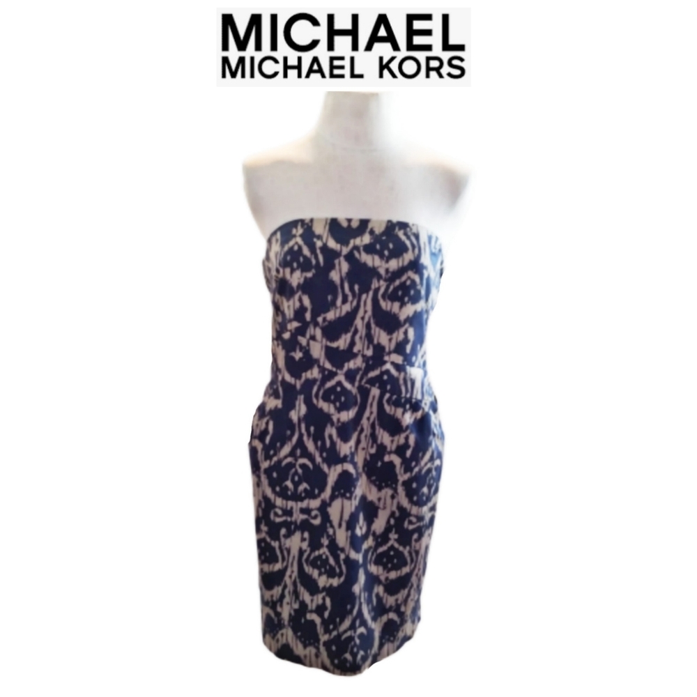 MICHAEL Michael Kors Strappless Dress